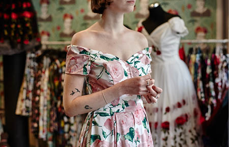 Camden Market fashion - The Arc shop girl