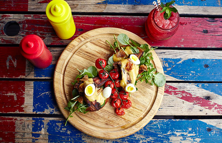 Camden Market food - Lockside Lounge food